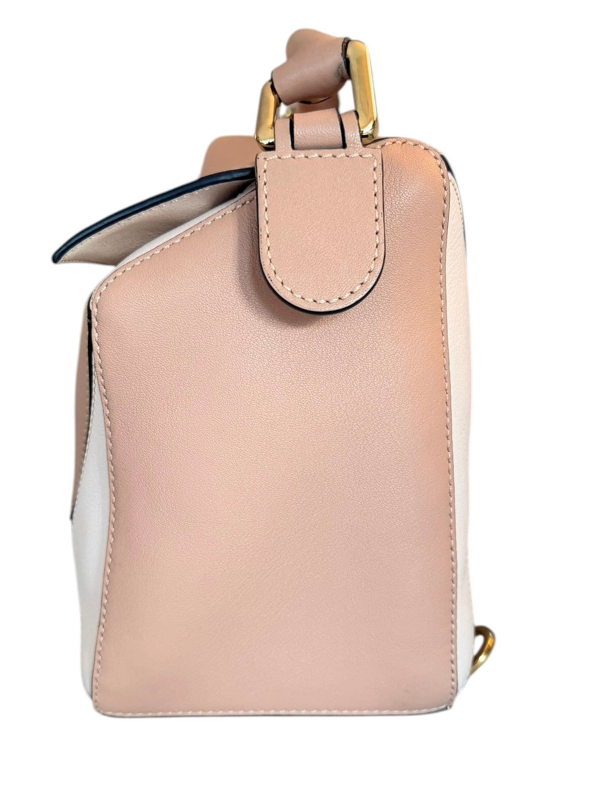 Loewe Medium Classic Puzzle 2 Way Tricolor in Blush Pink