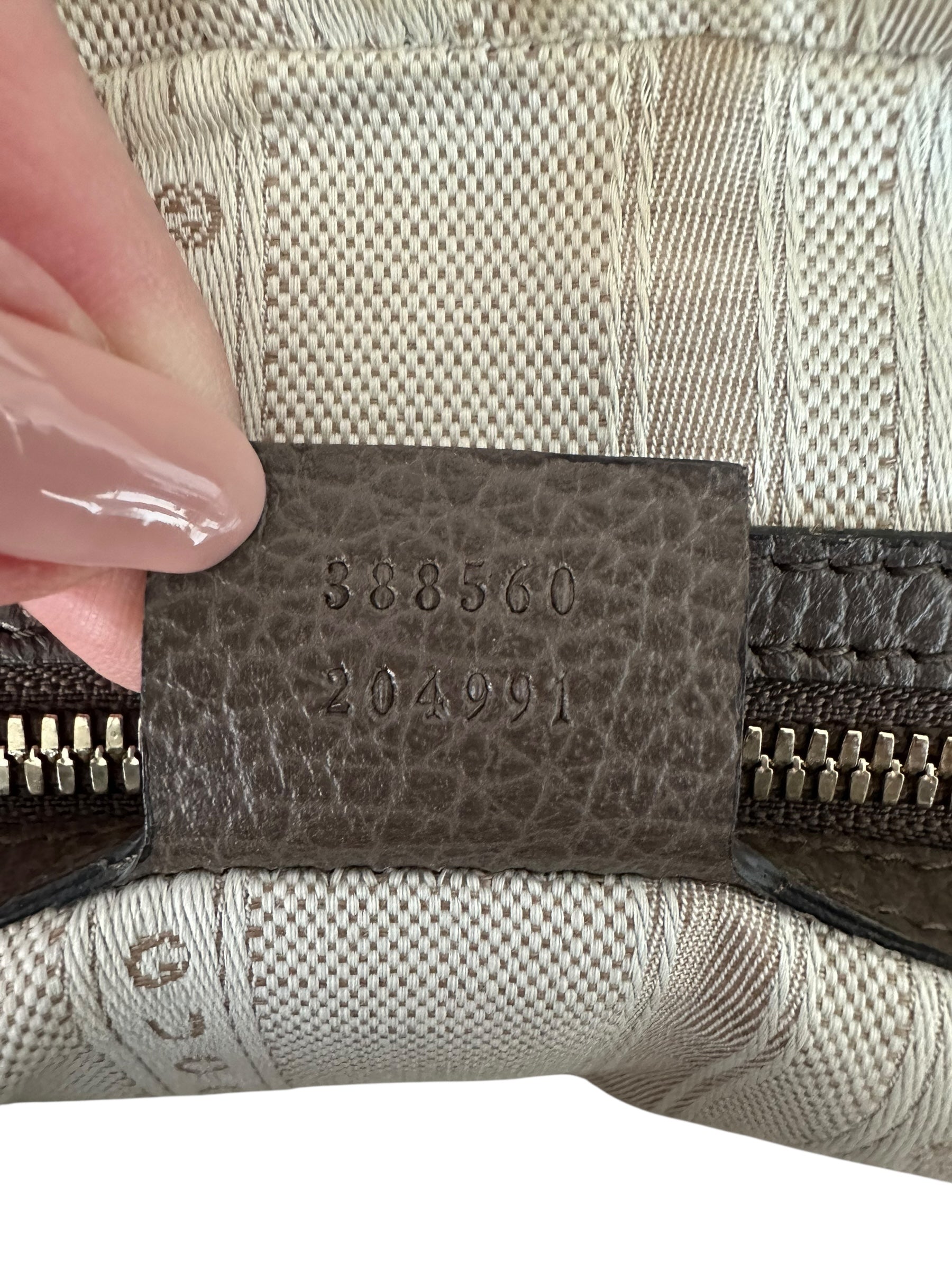 Gucci Lady Dollar Tote - Gray Brown