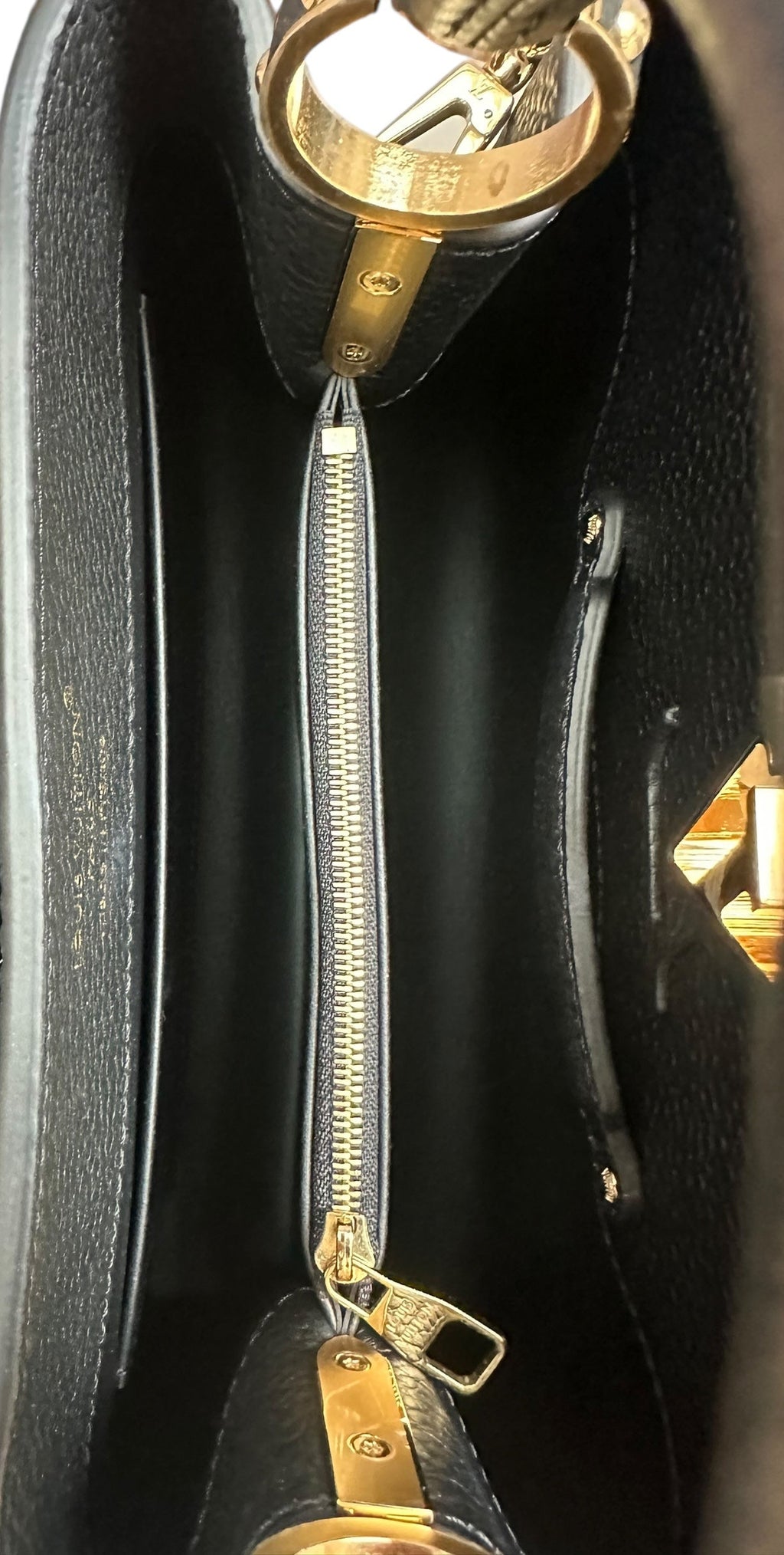 Louis Vuitton Capucines BB with Mother of Pearl Effect Hardware - Black