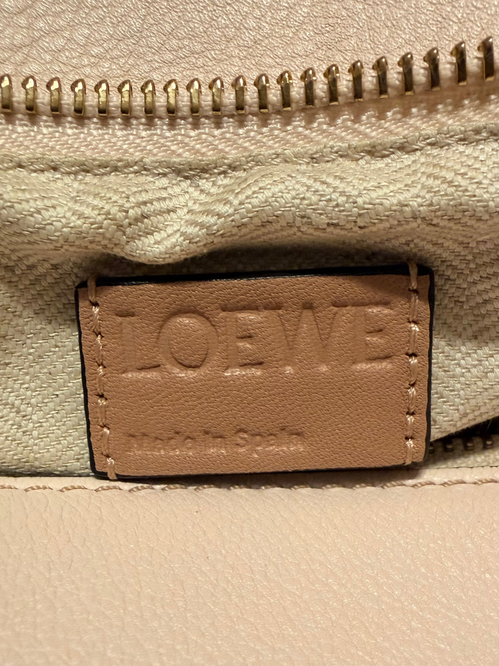 Loewe Medium Classic Puzzle 2 Way Tricolor in Blush Pink