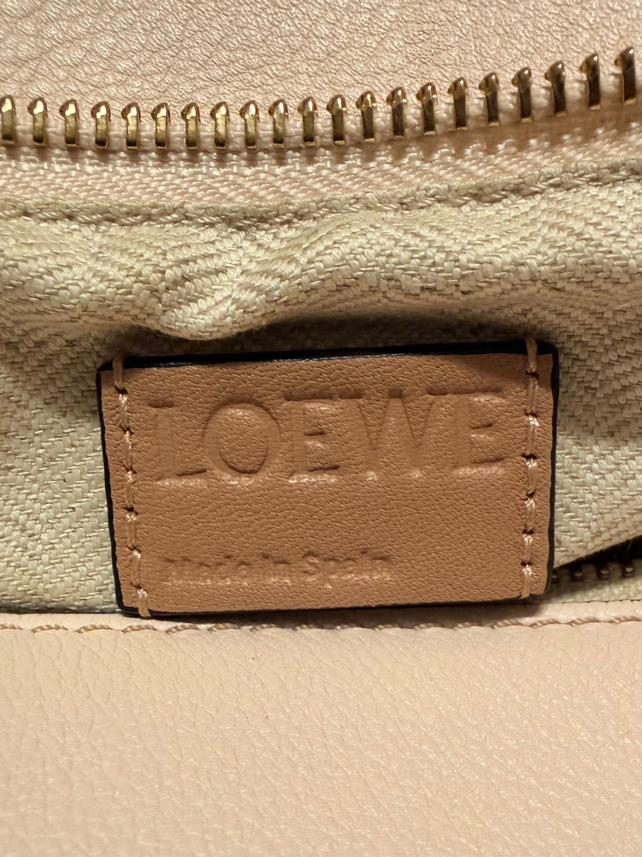 Loewe Medium Classic Puzzle 2 Way Tricolor in Blush Pink