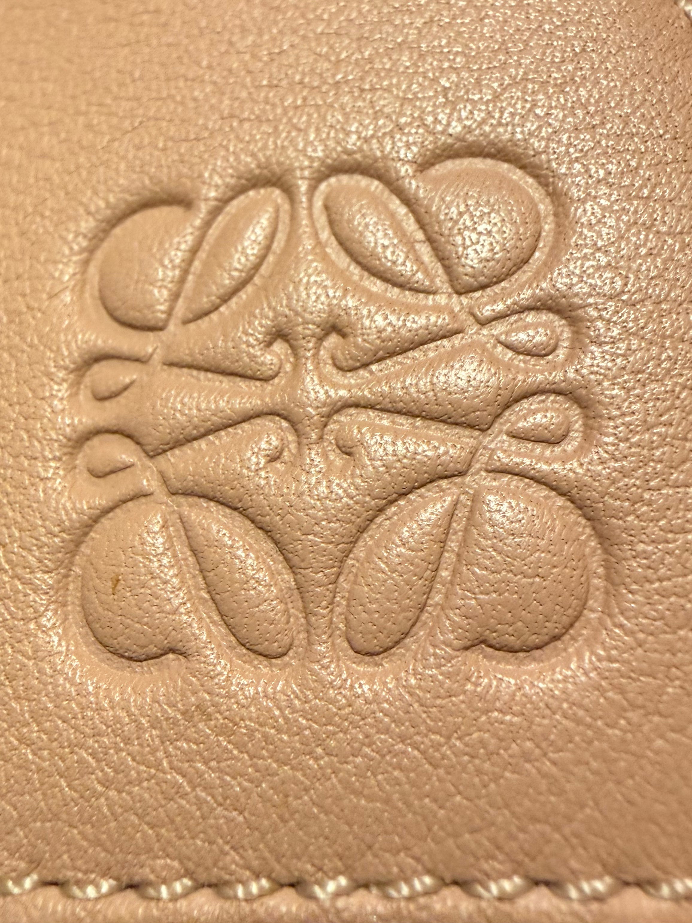 Loewe Medium Classic Puzzle 2 Way Tricolor in Blush Pink