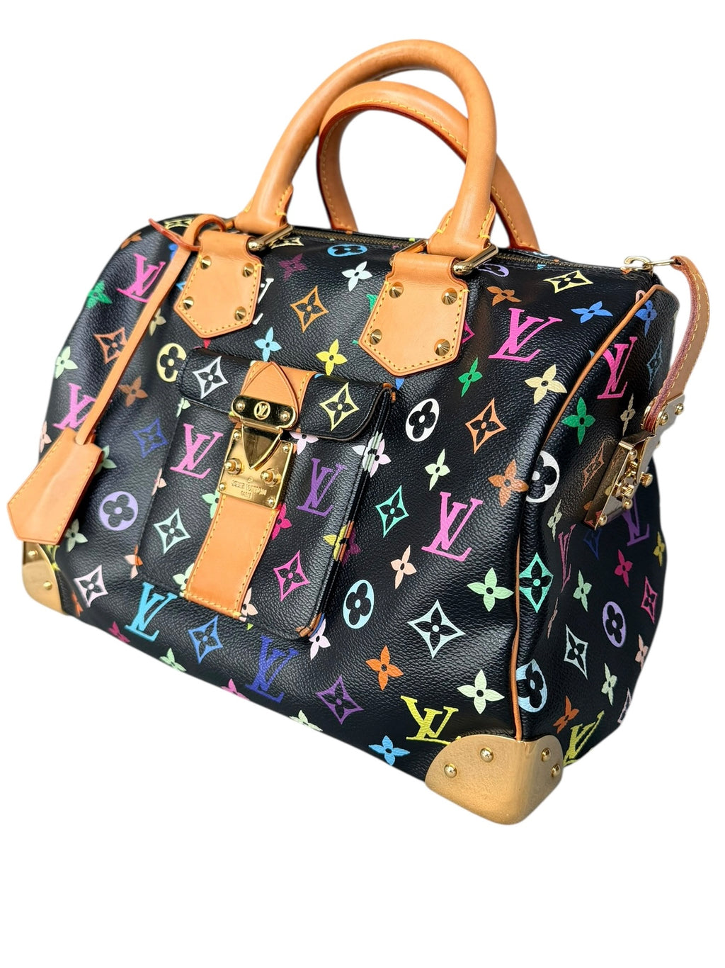 Louis Vuitton Multicolor Speedy 30 - Black GHW