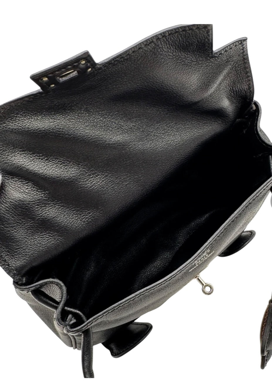 Hermés Kelly Doll Black Veau Gulliver Bag PHW 2000 (PRE-SALE)