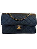 Chanel Small Double Flap in Black Caviar Leather GHW