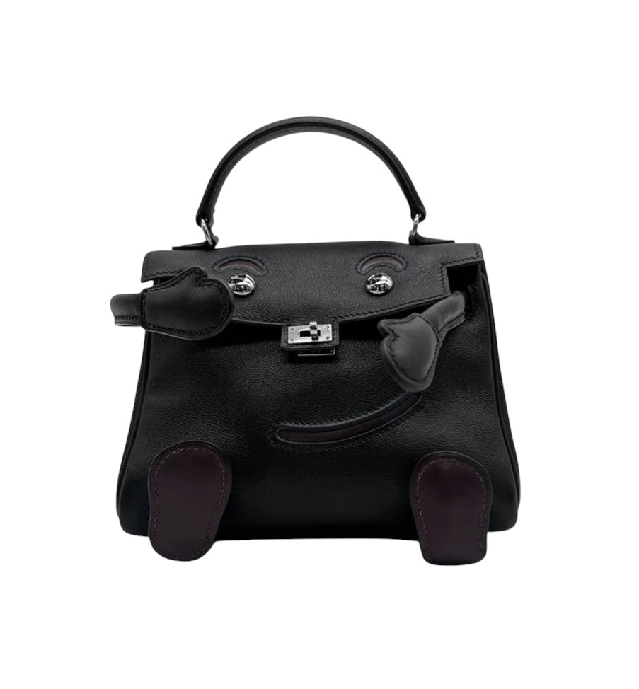 Hermés Kelly Doll Black Veau Gulliver Bag PHW 2000 (PRE-SALE)