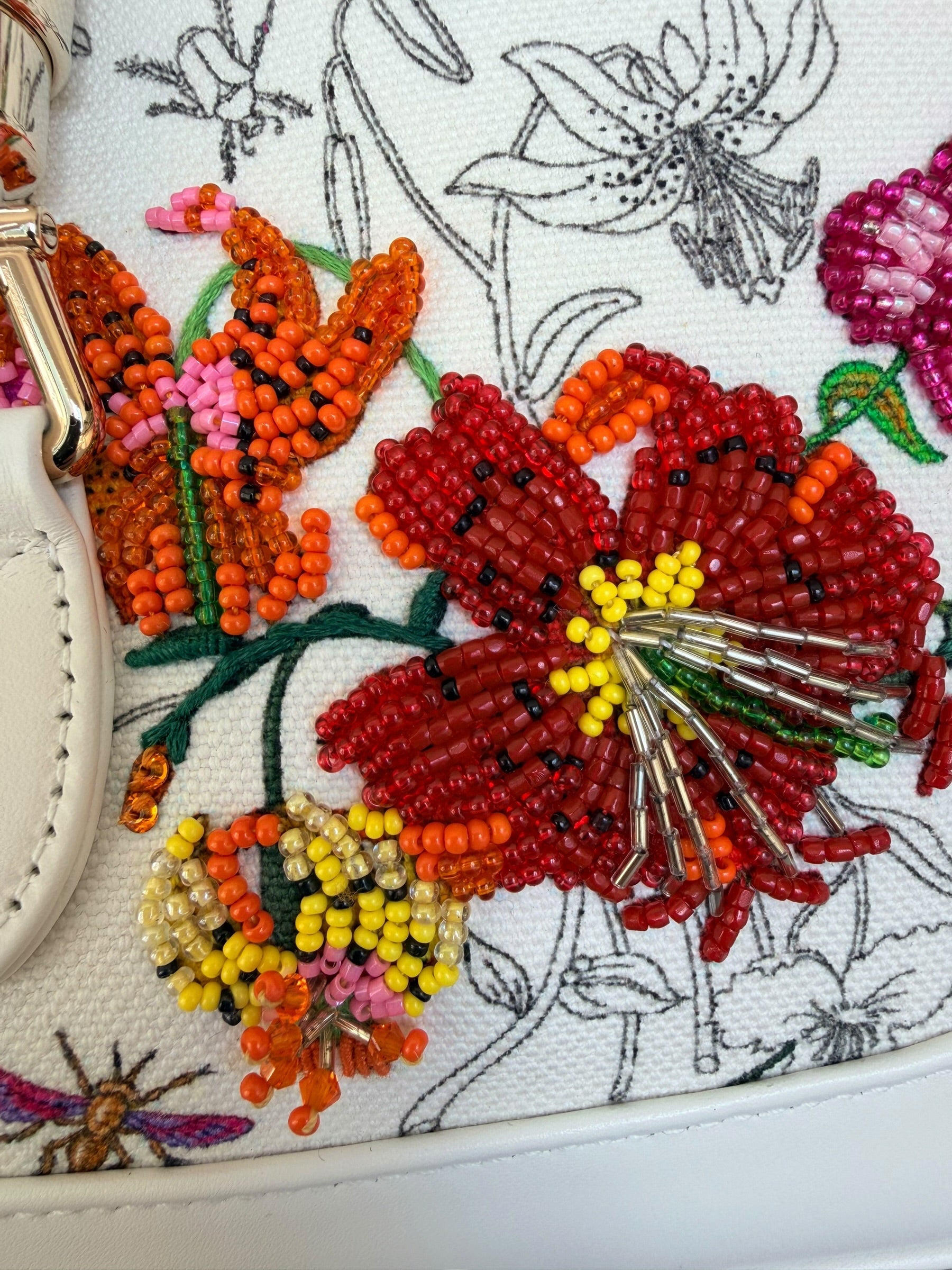 Gucci Limited Edition Embroidered and Beaded Convertible Shoulder Bag - Micro Run, Asia Only