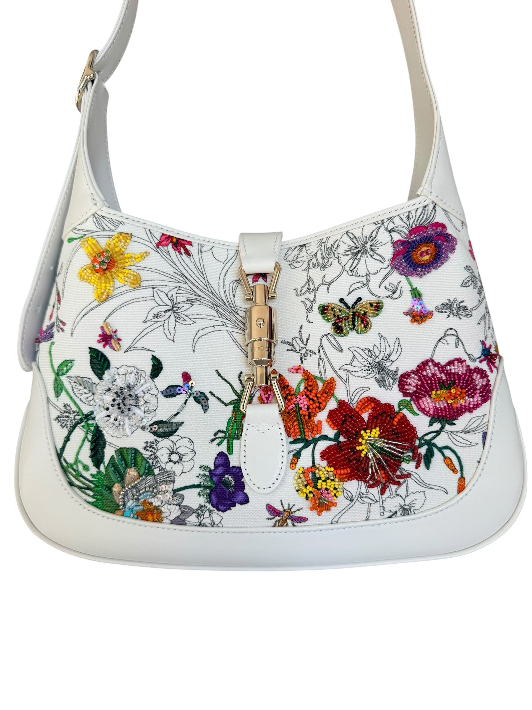 Gucci Limited Edition Embroidered and Beaded Convertible Shoulder Bag - Micro Run, Asia Only