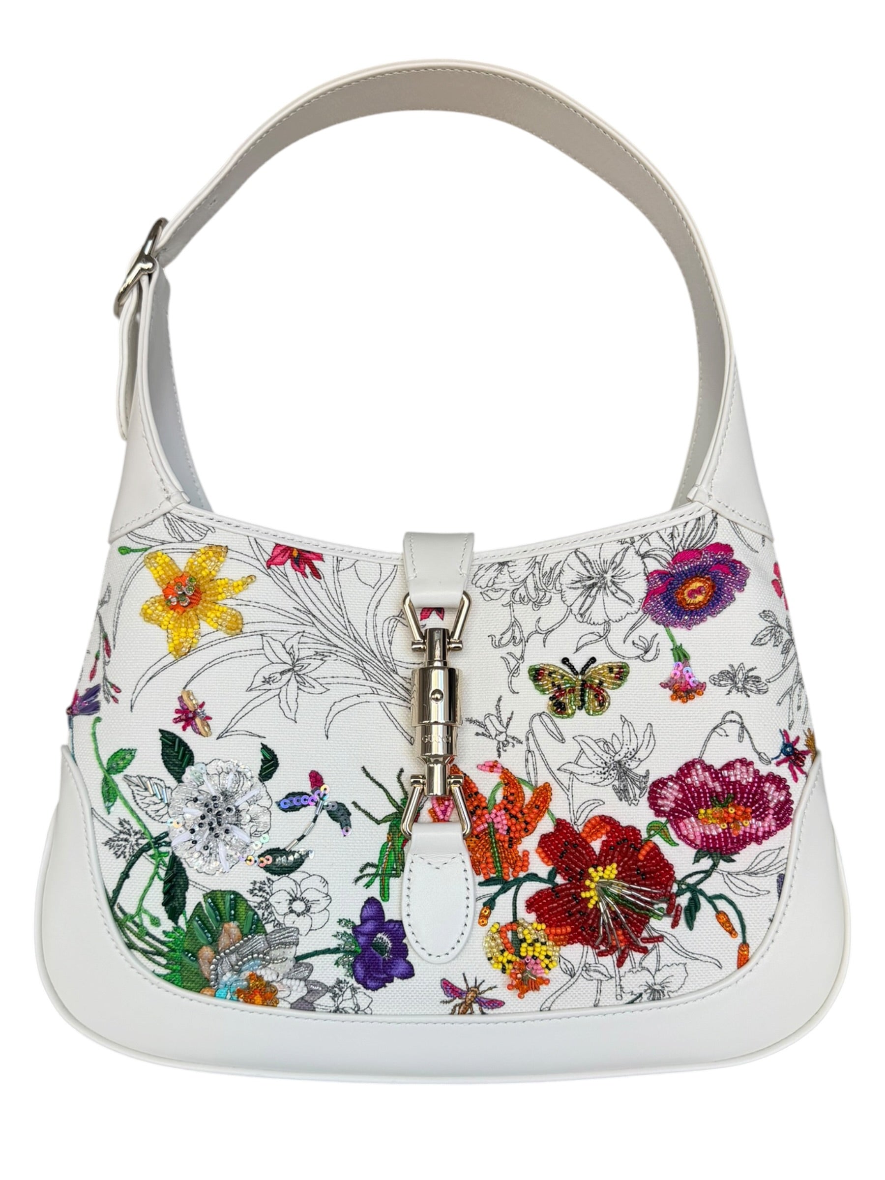 Gucci Limited Edition Embroidered and Beaded Convertible Shoulder Bag - Micro Run, Asia Only