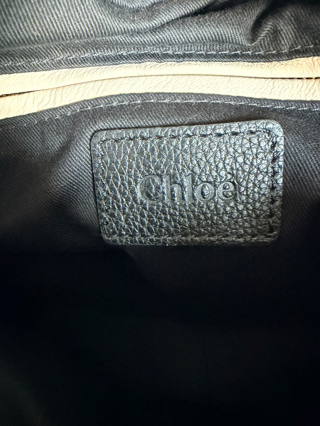 Chloé Black Python Paraty Bag