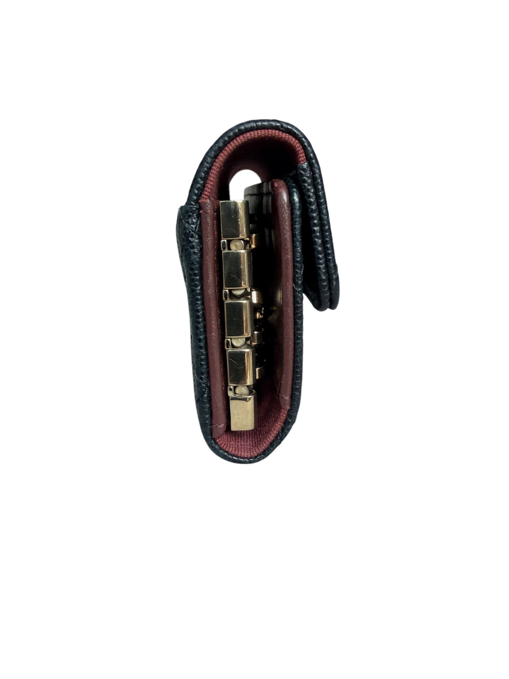 Chanel Caviar Leather 4 Ring Key Holder - Black, GHW