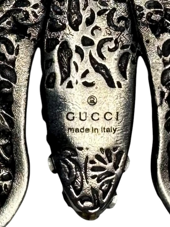 Gucci Crystal Butterfly Brooch