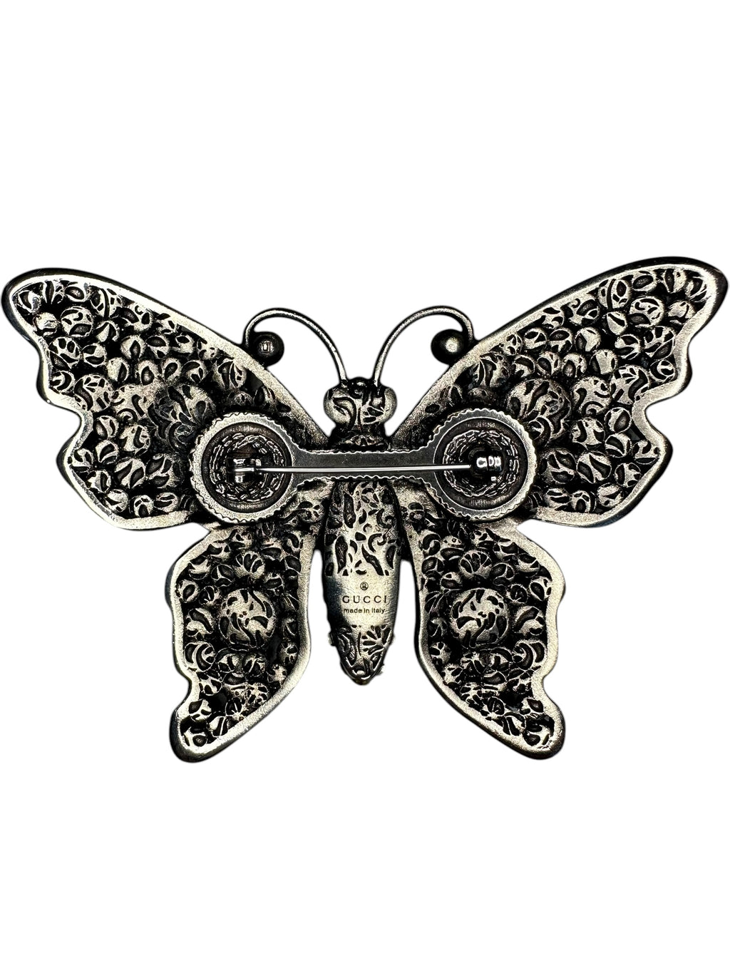 Gucci Crystal Butterfly Brooch