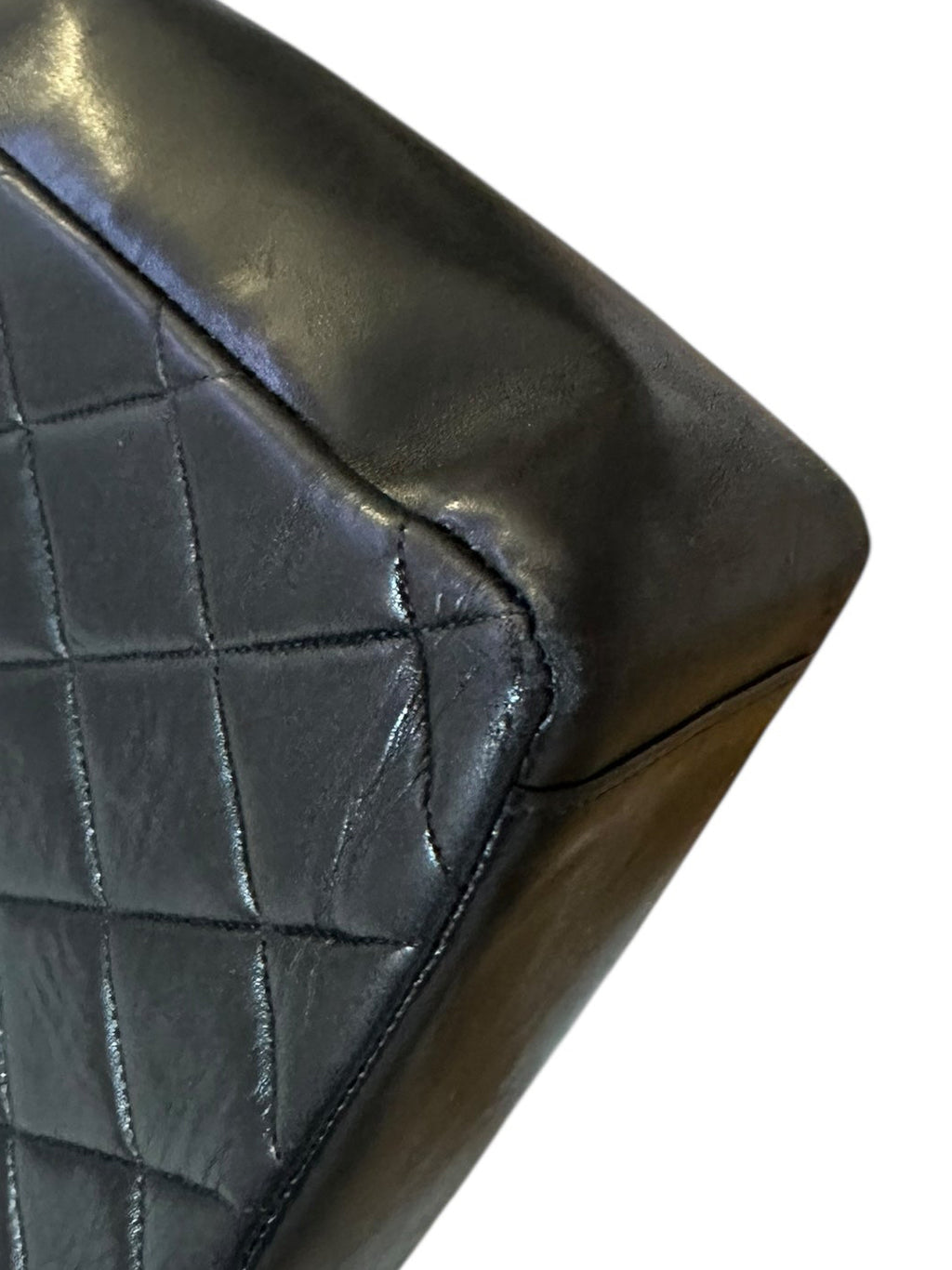 Chanel 1996-1997 Double Turnlock Shoulder Bag - Black Lambskin Leather, 24k Gold Plated Hardware