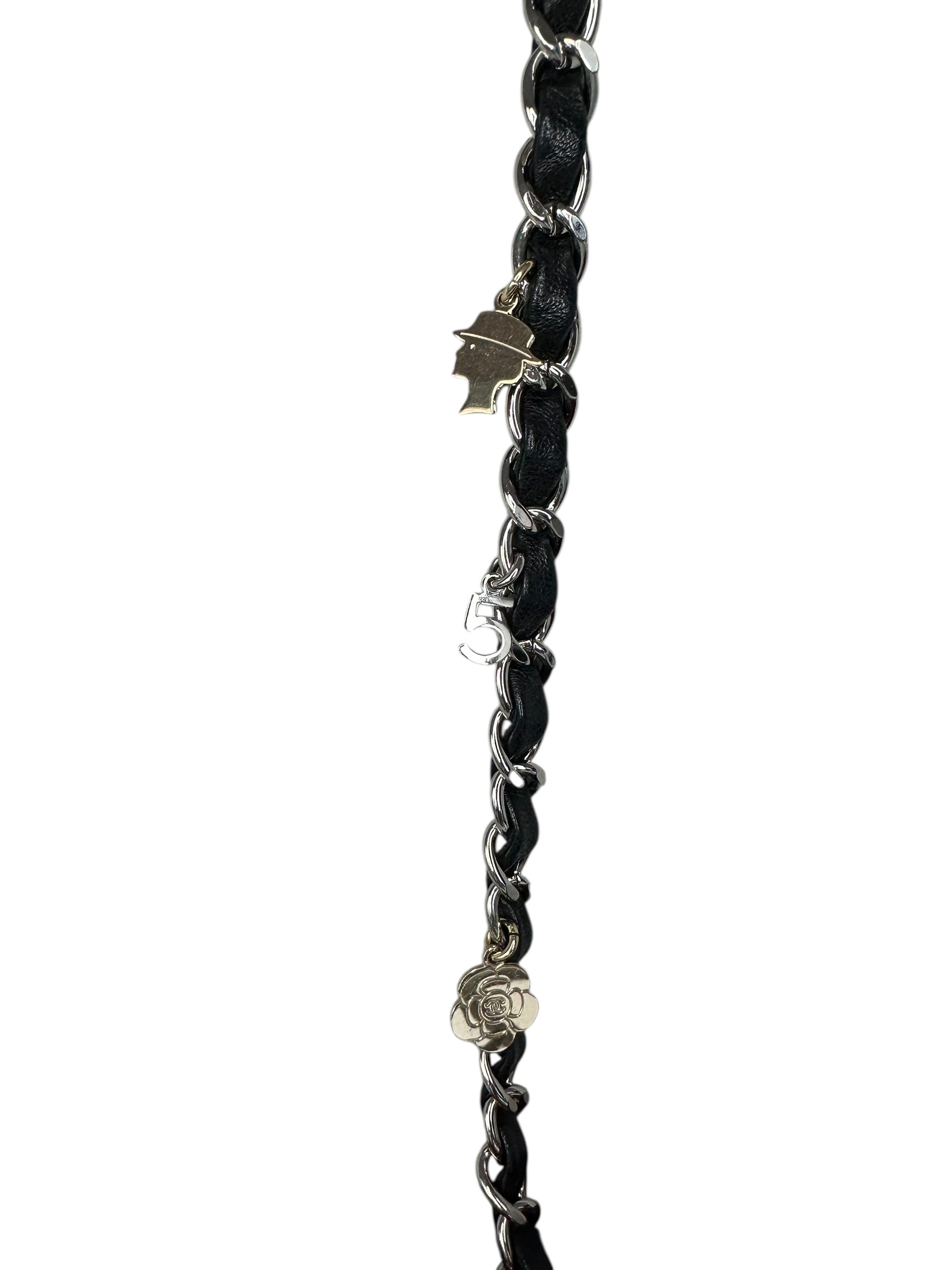 Chanel Mini Flap Braided Trim with Charms - Red Tweed, Silver Hardware