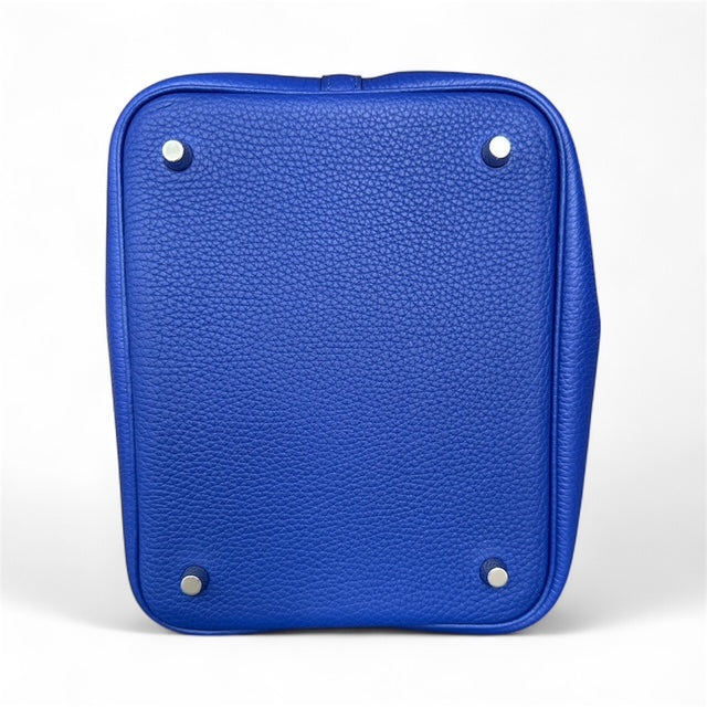 Hermes 2024 Picotin 22 Touch - Electric Blue, Palladium