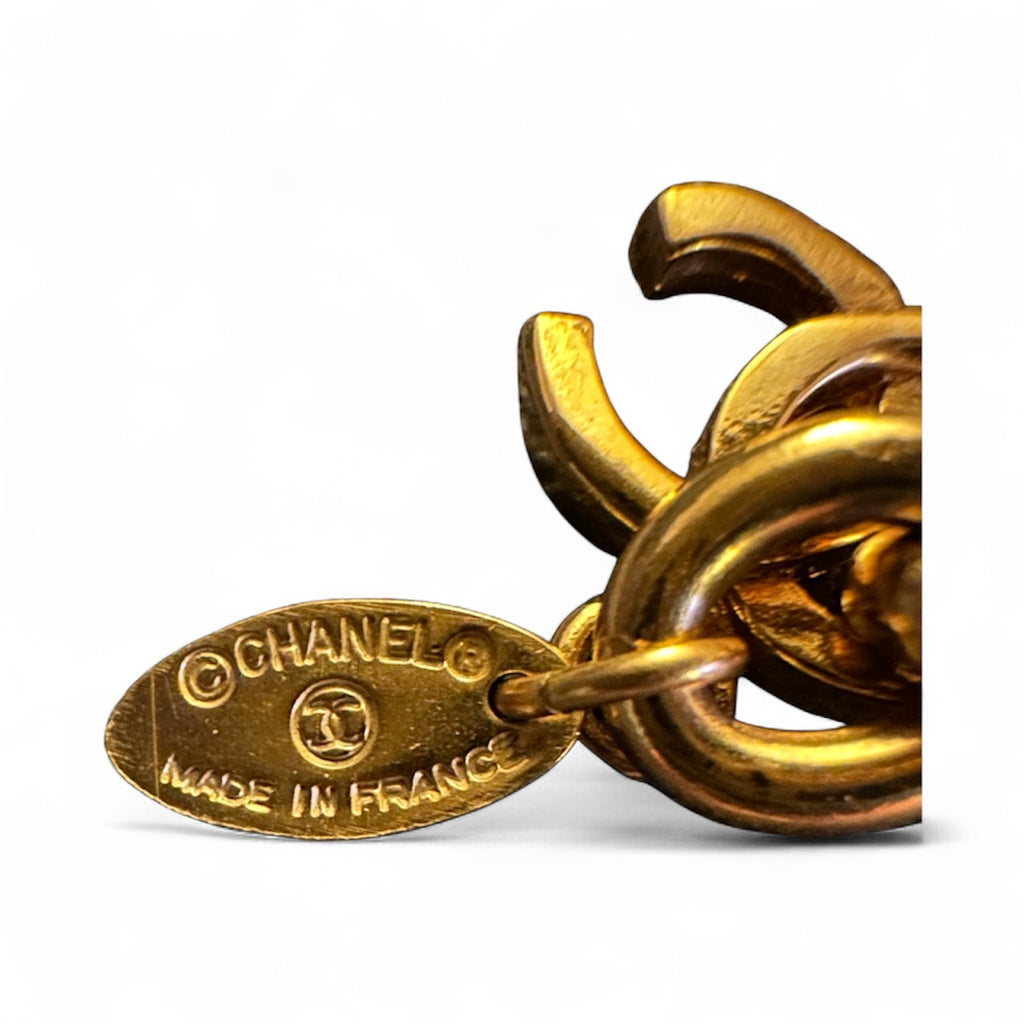Chanel Vintage Coco Mark Bracelet - Gold Plated