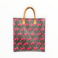 Louis Vuitton Vintage Murakami Sac Plat Tote Bag in Monogram & Cherry